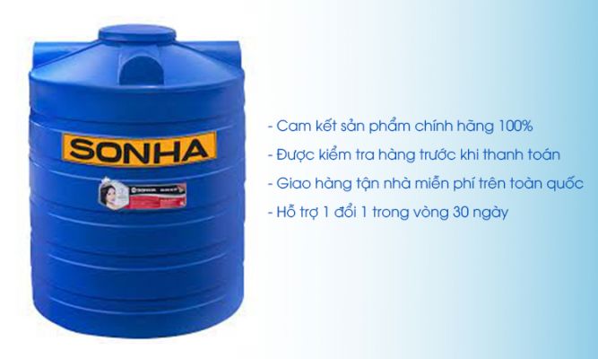 Chính sách và ưu đãi khi mua bồn nước sơn hà tại Đà nẵng